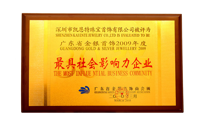 2010年，荣获“最具社会影响力企业”